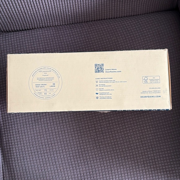 Dearfoams ladies slippers size 11-12. New in box! - Picture 11 of 11